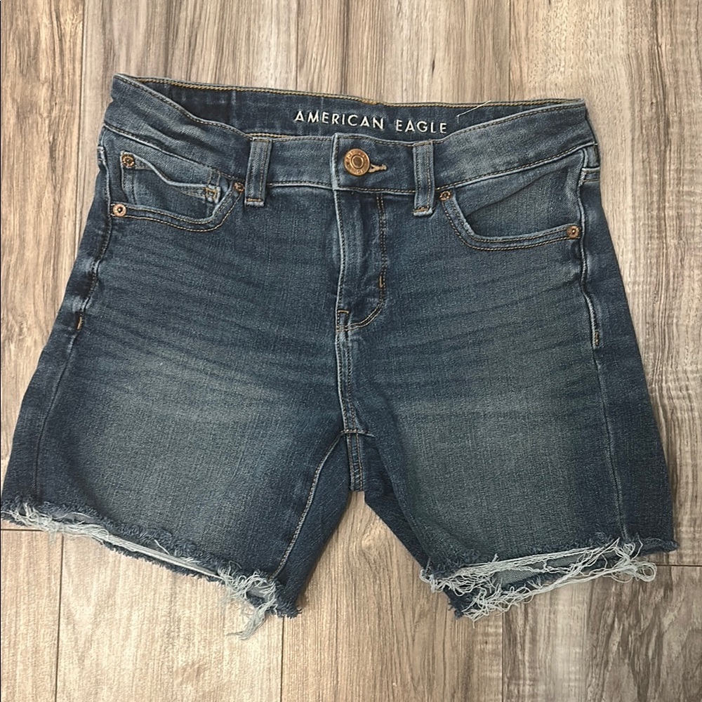 American Eagle Denim Midi Shorts